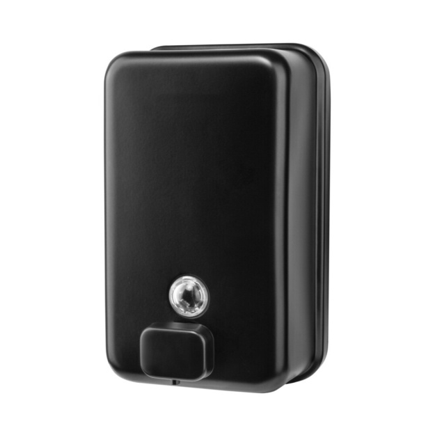Black Stainless Steel Vertical Soap Dispenser - 1200ML